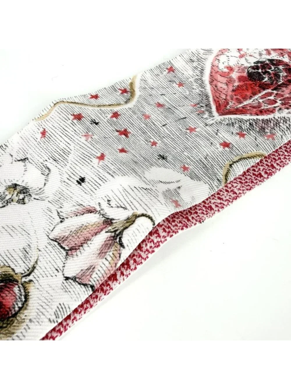Dior Scarf Mitzah Silk White